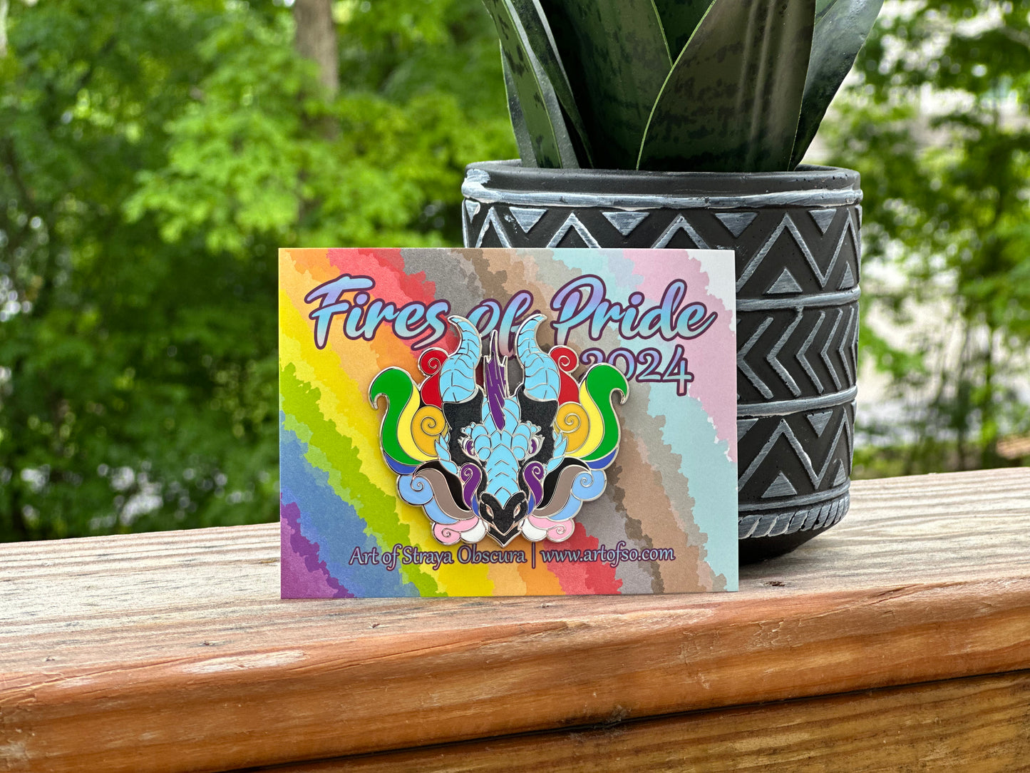 Fires of Pride 2024 Enamel Pin