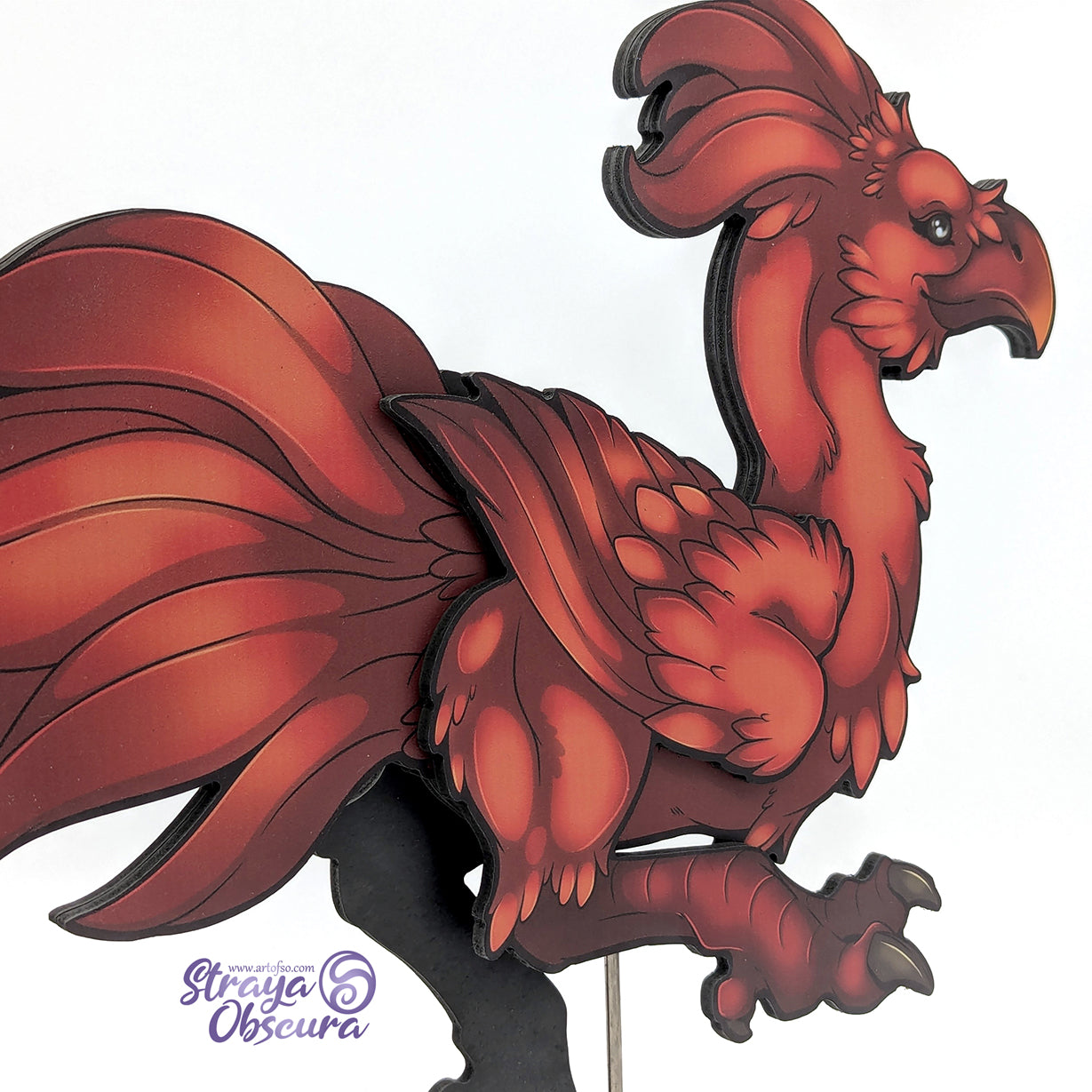 Standee Horse Bird (red)