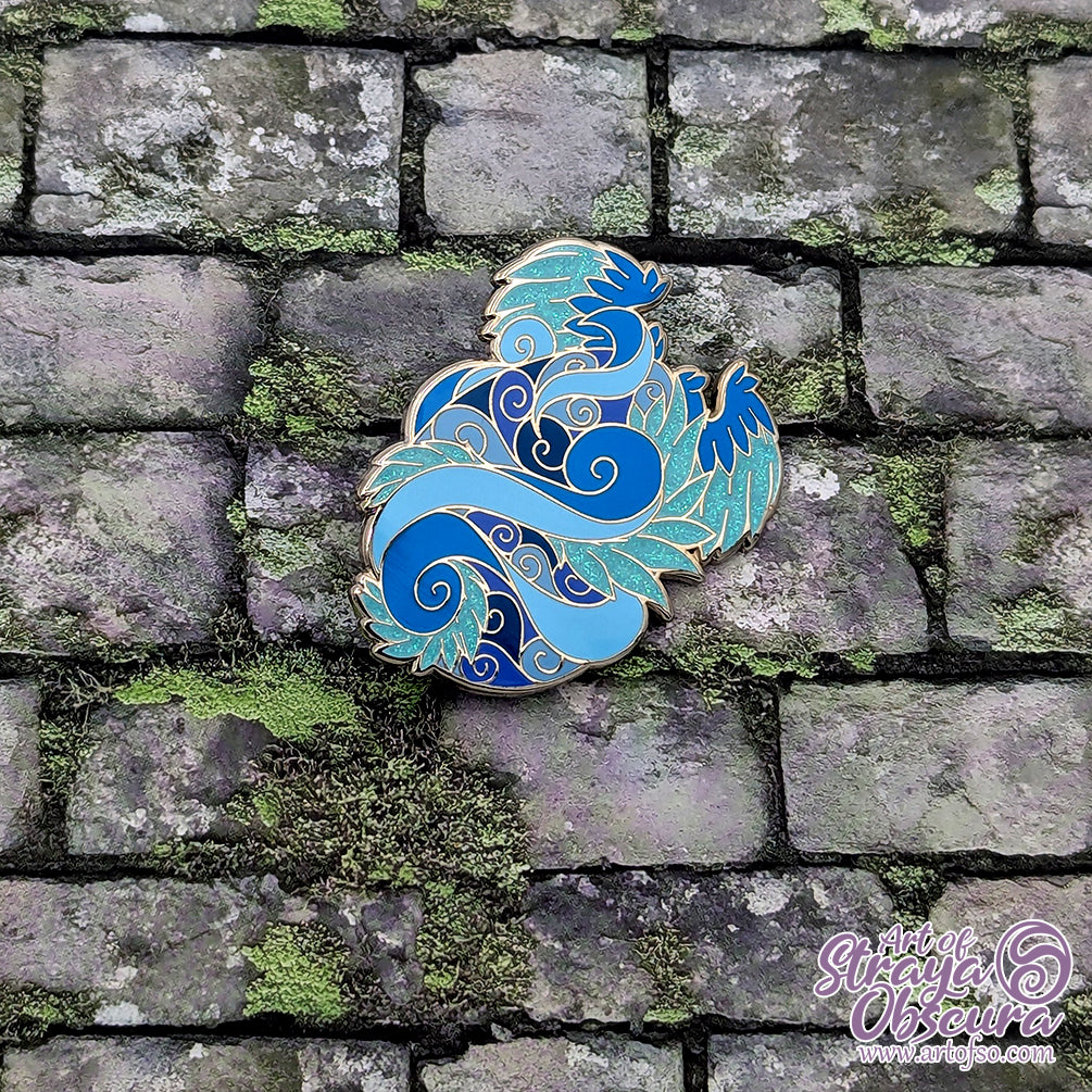 Wind Dragon Egg - 2.5" Enamel Pin