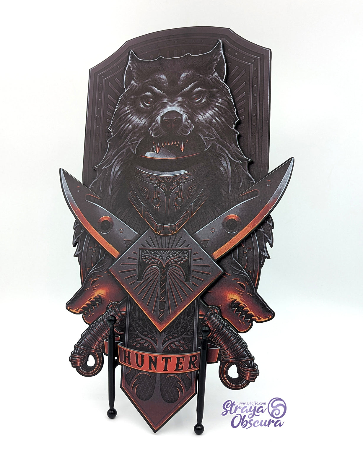 Standee Iron Crest - Hunter