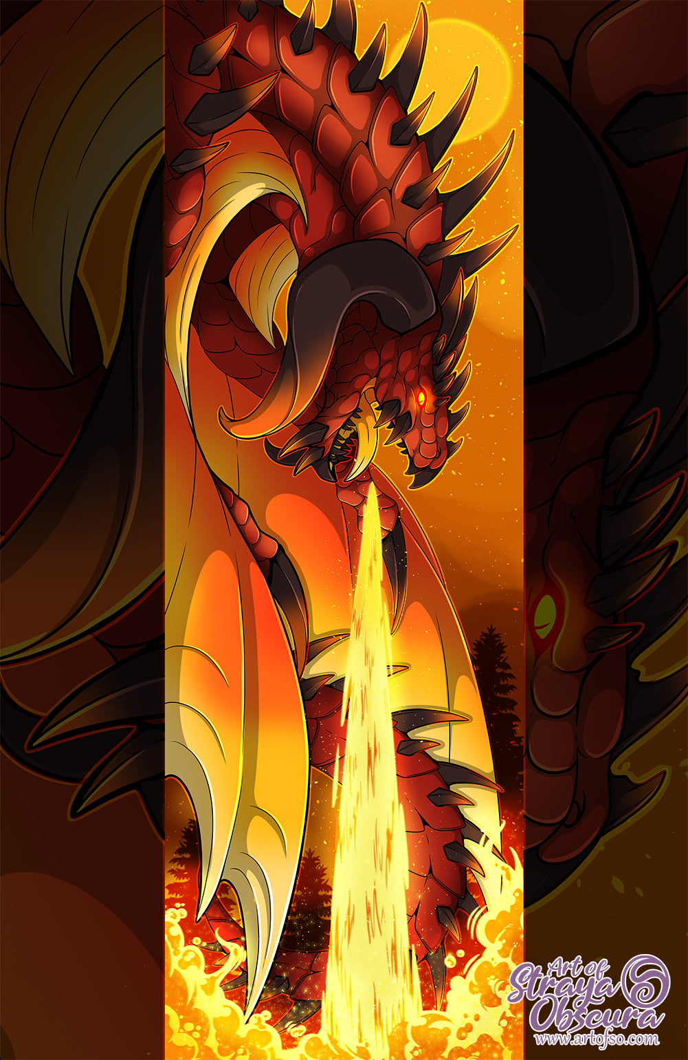 Skybound Eruption 11x17 Print