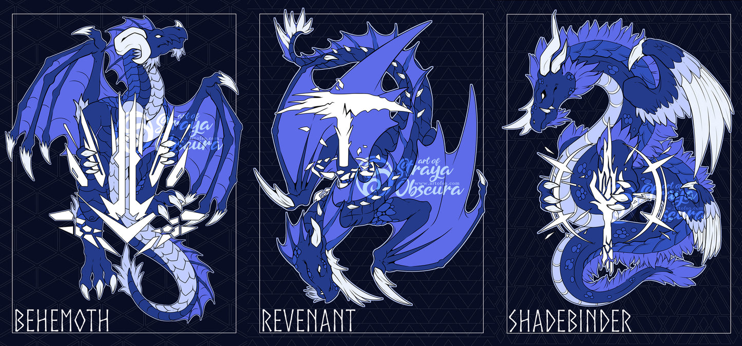 Stasis Destiny Subclass Dragons 8x10 Prints