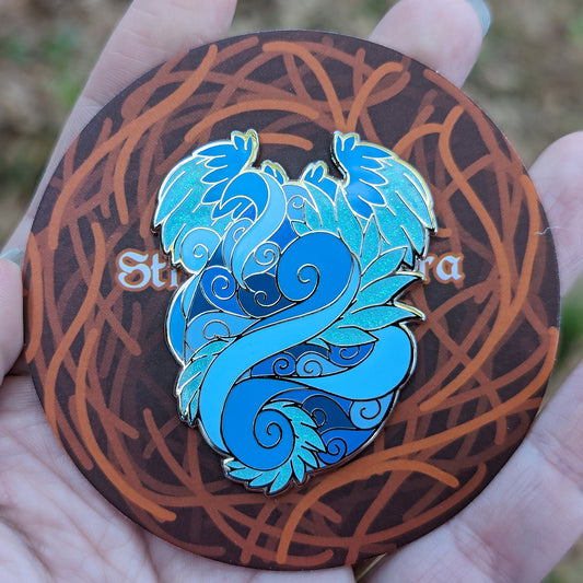 Wind Dragon Egg - 2.5" Enamel Pin