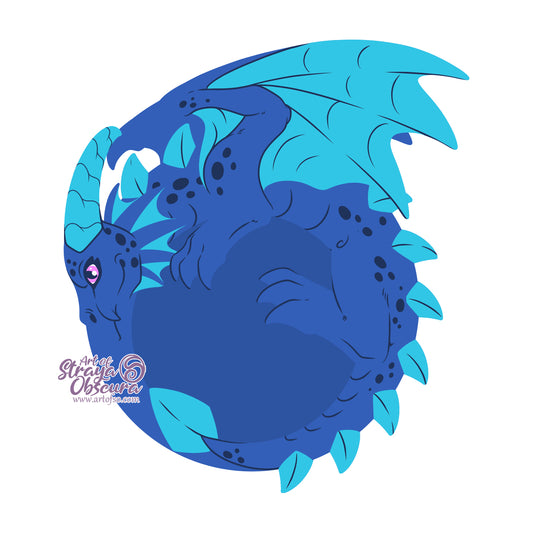 Blue - Western Dragon Companion Bag