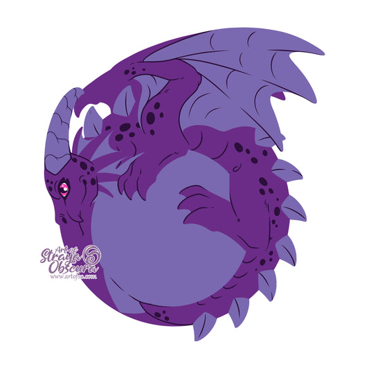 Purple - Western Dragon Companion Bag