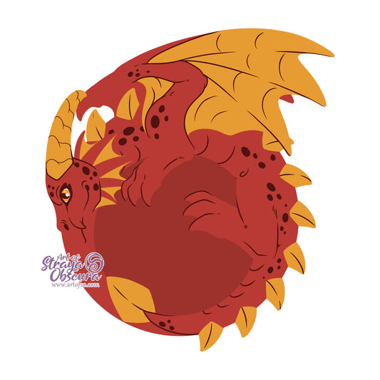 Red - Western Dragon Companion Bag