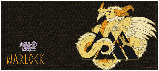 Warlock Class Dragon Desk Mat