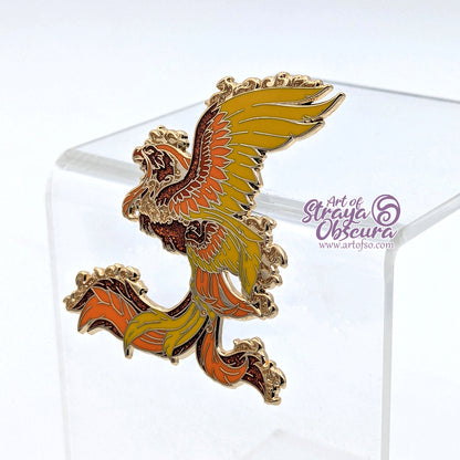 Wildfire Pin Wildfire Phoenix Enamel Pin – ArtofSO