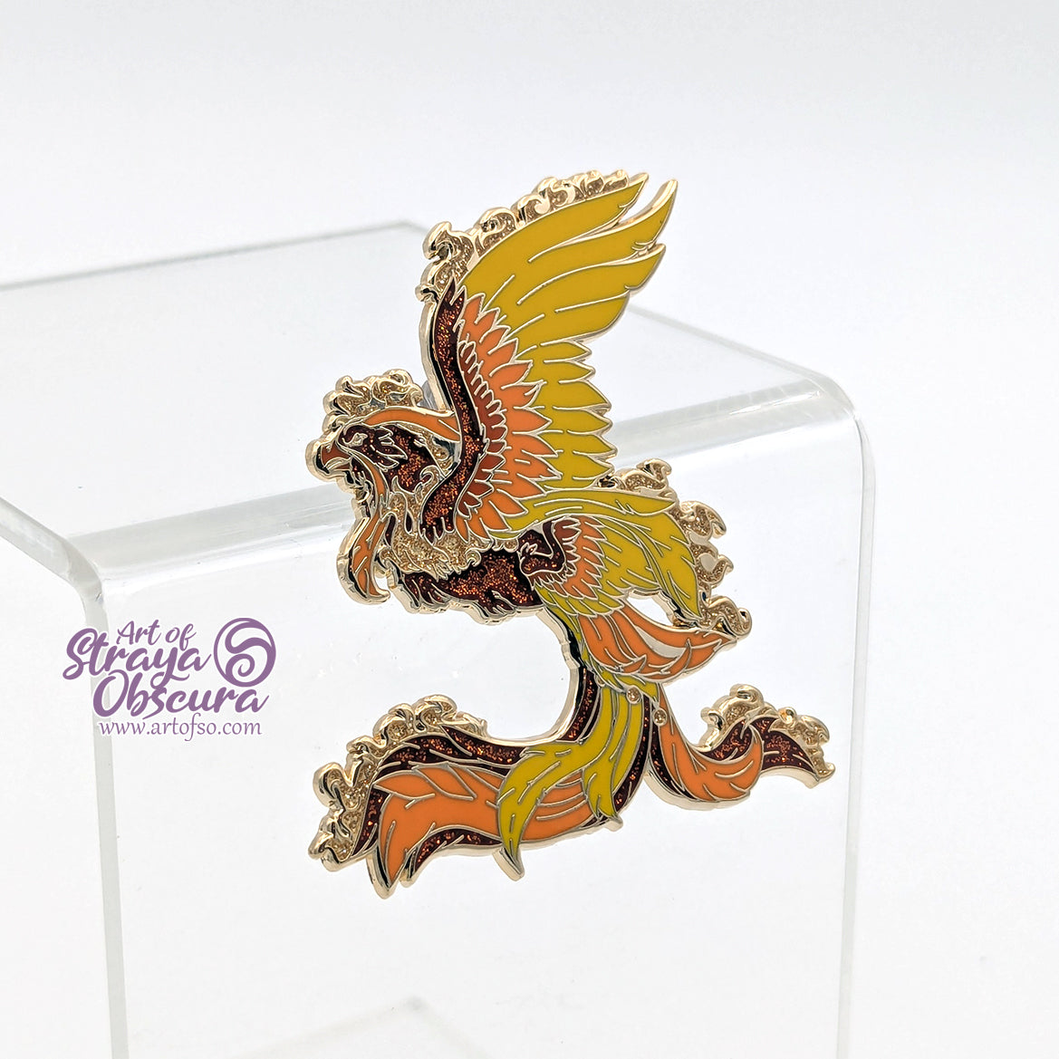 Wildfire Pin Wildfire Phoenix Enamel Pin – ArtofSO