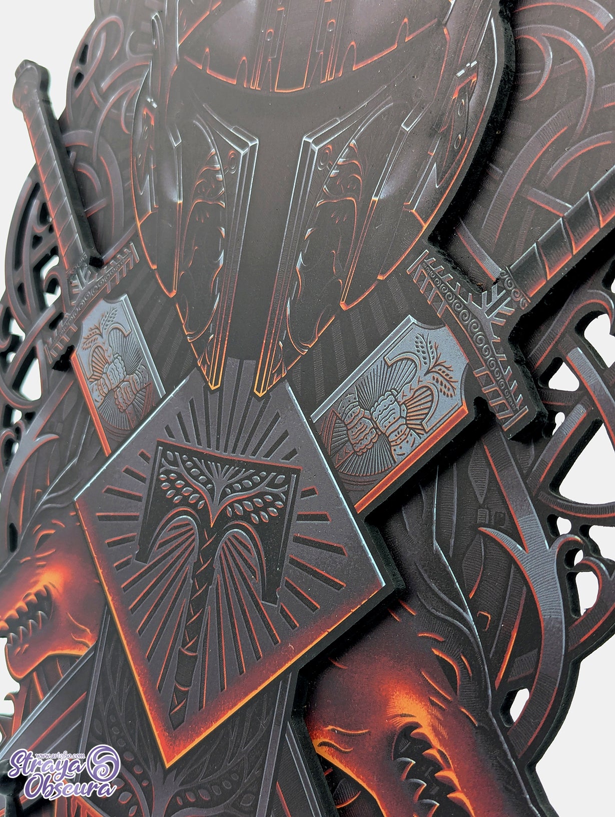 Standee Iron Crest - Warlock