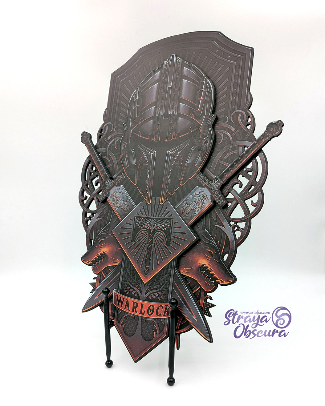 Standee Iron Crest - Warlock
