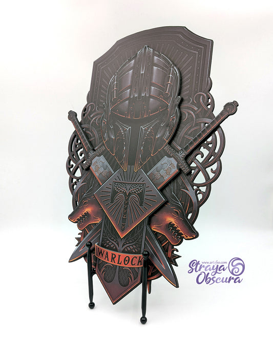 Standee Iron Crest - Warlock