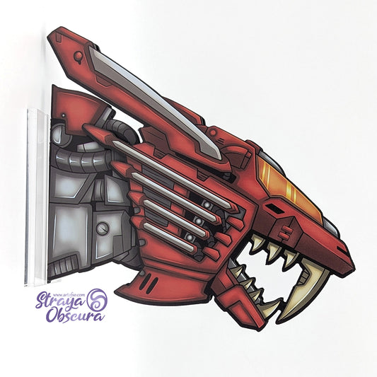 Standee - Red Blade Liger Bust