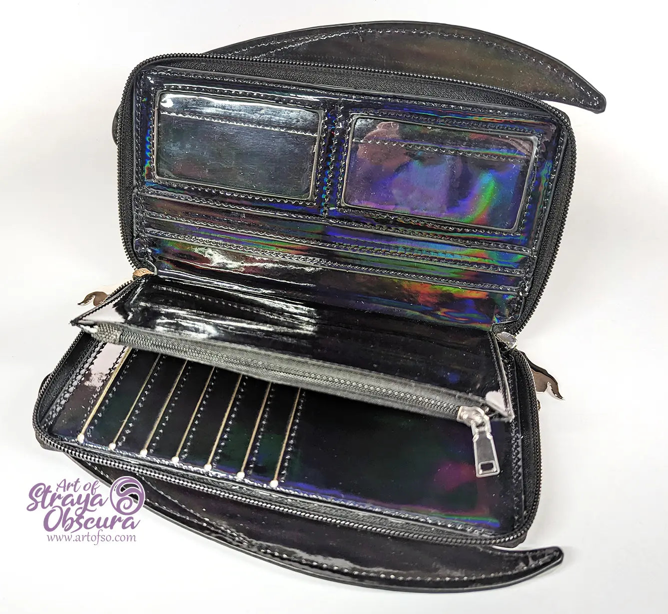 Holo Black - Wing Wallet